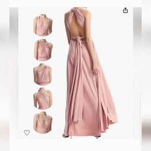 Infinity Bandeau Convertible Bridesmaid Dress Multiway Wrap Long Wedding…